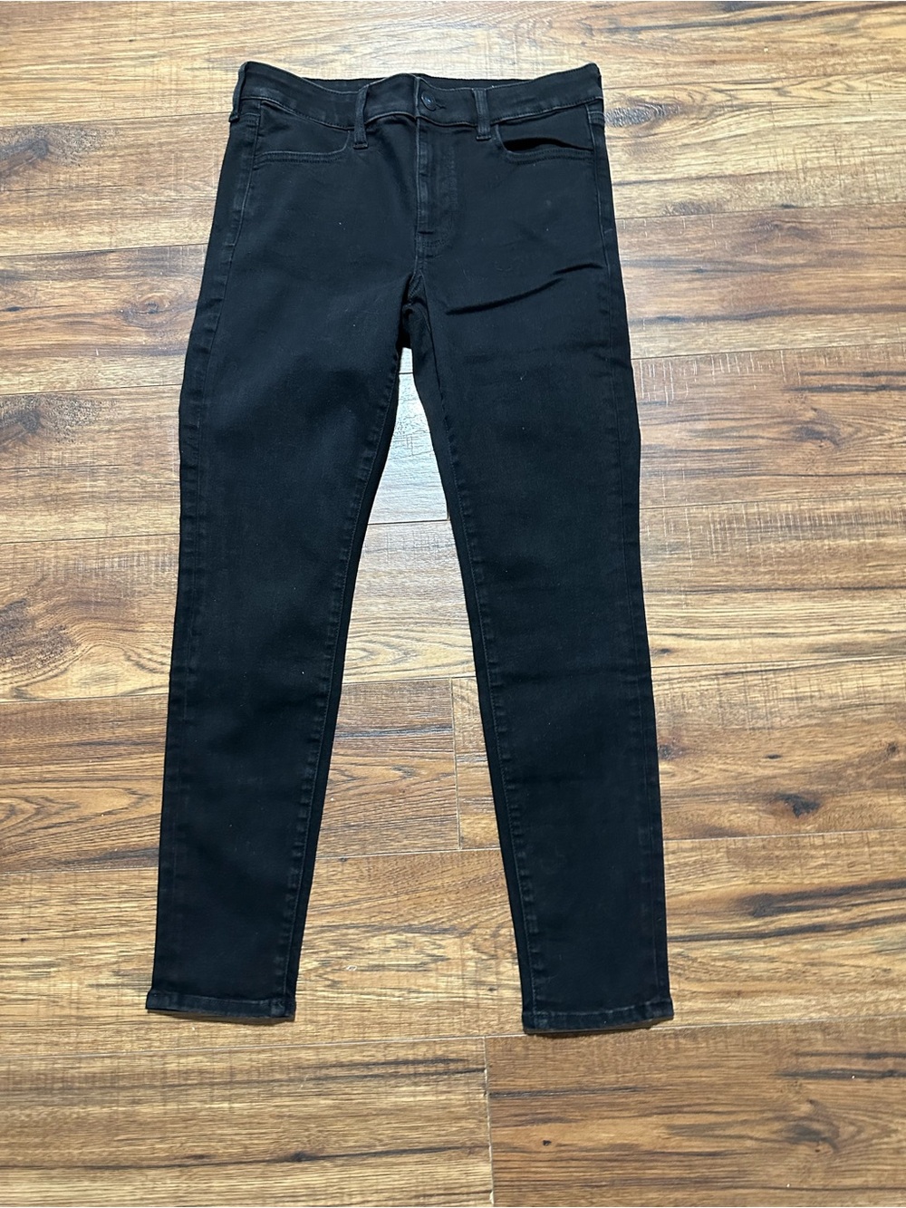 American Eagle “next level stretch” black jeggings size 12